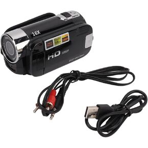 Video Camera Camcorder Full HD Camera Recorder 270° Rotation 2.7 Inch Color Screen 16X Zoom Digital Camcorders