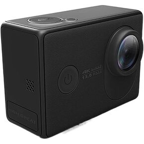 Action Camera Action Camera Mini HD 4k Waterproof and Underwater Long Endurance Photography Camera Time Lapse (Color : White Size : 2.0) (Black 2.35)