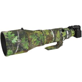 ZZQ&CCF Waterproof Camo Lens Coat for Sigma 300-600mm F4 DG OS Sport Camouflage Lens Rain Protective Cover-#LYMC Green Leaf Camo