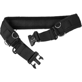 1pc Camera Waist Belt Multi Function Photography Strap Durable Breathable Design for Photographers Holds Portable Bags and Accessories Black