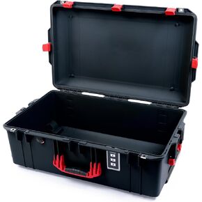 Pelican 1595 Case by ColorCase - Black - Large Sized Waterproof Case (Case Only) - Black Handles & Latches