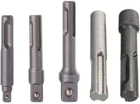 محول Chuck مطرقة Rotary محول 1.5-13mm 1/2-20unf خيط مفتاح تشاك تشاك تشاك محول مع SDS بالإضافة إلى حفر شانك (الحزمة 3) in Kuwait