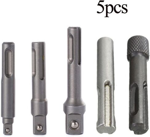 محول Chuck مطرقة Rotary محول 1.5-13mm 1/2-20unf خيط مفتاح تشاك تشاك تشاك محول مع SDS بالإضافة إلى حفر شانك (الحزمة 3) in Kuwait