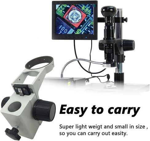 Microscope 1 PCS مجهر مجهر قائد قطرها 76 مم مركزة مع مجهر الذيل تركيز قوس (اللون: أبيض 25 مم) (أسود 25 مم) in Kuwait