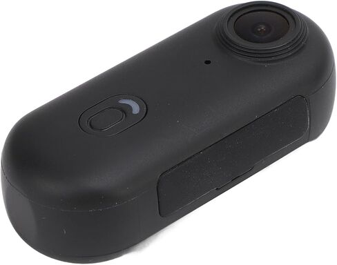 Pilipane 4K 8MP Pet Collar Camera Wireless Wearable Action Camera Helmet Camera 120 Degree Wide Angle for Diving Fishing Cycling Hiking Surfing Travelling (Black) in Saudi Arabia