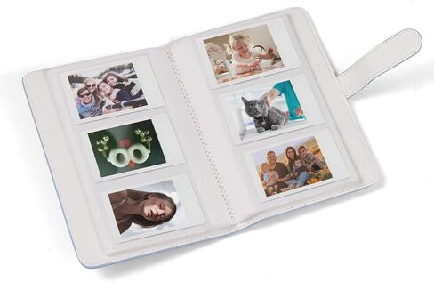 Andoer Mini Photo Album Photo Book Album 108 Pockets 18 Pages for Fujifilm Instax Mini 11/9/ 8/ 7s/ 70/25/ 50s/ 90 Color Films Photo Camera Paper for Name Card Credit Card, Blue in Kuwait