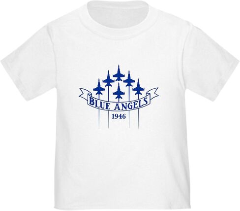 CafePress Blue Angels Fighter Planes Toddler T Shirt Cute Toddler Graphic Tee, 100% Cotton in Kuwait