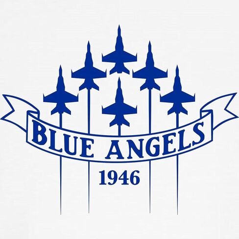 CafePress Blue Angels Fighter Planes Toddler T Shirt Cute Toddler Graphic Tee, 100% Cotton in Kuwait