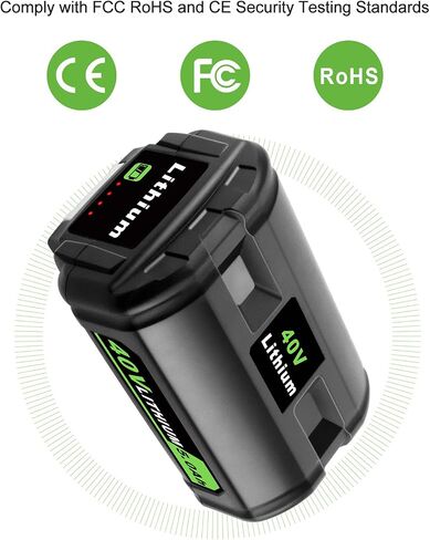 40V OP401 Battery Charger OP401 OP404 OP403 Compatible with Ryobi 40 Volt Lithium Battery OP4015 OP4026 OP4030 OP4040 OP4040A OP4050 OP4050A in Saudi Arabia