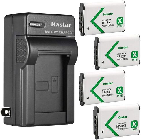 Kastar NP-BX1 AC Wall Battery Charger Replacement for Sony Cyber-Shot DSC-RX100M5 (RX100 V), Cyber-Shot DSC-RX100M6 (RX100 VI), Cyber-Shot DSC-RX100M7 (RX100 VII), Cyber-Shot DSC-WX300 in Saudi Arabia