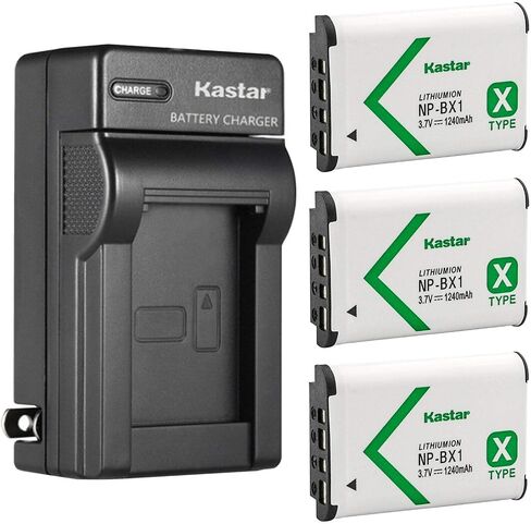 Kastar NP-BX1 AC Wall Battery Charger Replacement for Sony Cyber-Shot DSC-RX100M5 (RX100 V), Cyber-Shot DSC-RX100M6 (RX100 VI), Cyber-Shot DSC-RX100M7 (RX100 VII), Cyber-Shot DSC-WX300 in Saudi Arabia