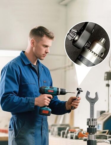 3-in-1 Ratchet Drill Chuck Key Wrench - Universal Chuck Key Tool for Electric Drills & Power Tools in Saudi Arabia