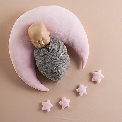 Sanfly حديثي الولادة Props Props Moon Star الذي يطرح مجموعة وسادة المساعدات in Kuwait