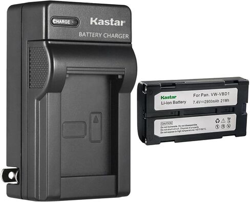Kastar 1-Pack Battery and AC Wall Charger Replacement for VW-VBD1 Battery, PV-DV Series PV-DV700, PV-DV700D PV-DV710, PV-DV710D PV-DV950 PV-DV1000, PV-SD4090, PV-SD5000, ZG-EZ30U Cameras in Kuwait