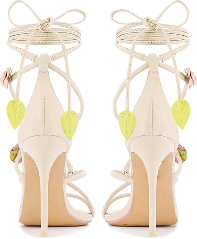 Sexytag الأزهار الكاحل الضيق الدانتيل حتى الخنجر الكعب الكعب in Kuwait