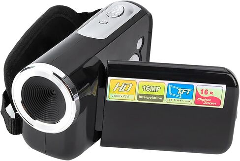 Kids HD 720P Video Camera with 2 Inch LCD Screen Portable Digital Camcorder Toy for Children Birthday (Black) in Saudi Arabia