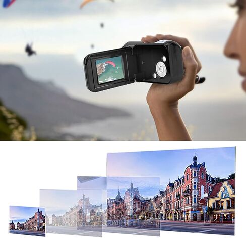 Kids HD 720P Video Camera with 2 Inch LCD Screen Portable Digital Camcorder Toy for Children Birthday (Black) in Saudi Arabia