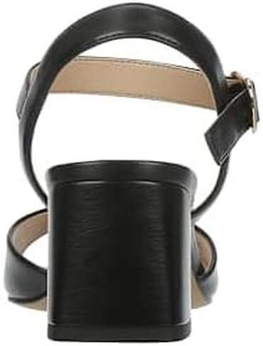 XAPPEAL Hera - Women's Faux Leather Open Square Toe Low Block Heel Dress Sandals in Saudi Arabia