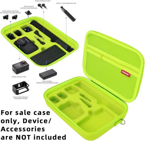 Father&I Hard Carrying Case for DJI Osmo 360 Camera Waterproof, Shockproof & Dustproof Protective Storage Lightweight Travel Case for Outdoor Adventures, Travel & Sports Enthusiasts (Black) in Saudi Arabia