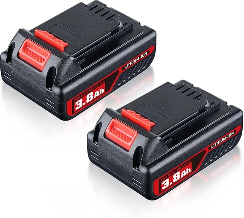 2packs 3800mah LBXR20 20V باتيوم بياتي بديل ليثيوم للأسود و Decker Batery 20v Max متوافقًا مع بطارية ليثيوم سوداء و Decker 20V LB20 LBX20 LBX4020 و LCC221 LST201 LST201 in Saudi Arabia