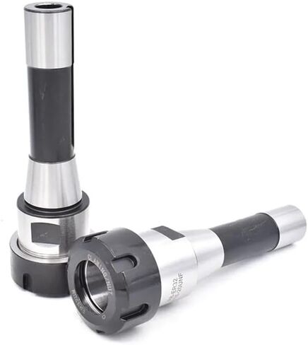 1pc Collet Chuck Handle R8 ER16 ER20 ER25 ER32 ER40 Tool Holder R8 Taper Shank milling Chuck Lathe Machine Tools Drill Chuck(Large Thread (M12),R8-ER32) in Saudi Arabia