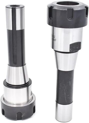 1pc Collet Chuck Handle R8 ER16 ER20 ER25 ER32 ER40 Tool Holder R8 Taper Shank milling Chuck Lathe Machine Tools Drill Chuck(Large Thread (M12),R8-ER32) in Saudi Arabia
