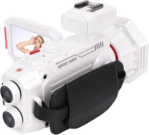 Gugxiom 4K Camcorder Video Camera, 3 inch Screen Vlogging Camera with 50X Digital Zoom, Autofocus, for Photography, Travel (Black) in Saudi Arabia