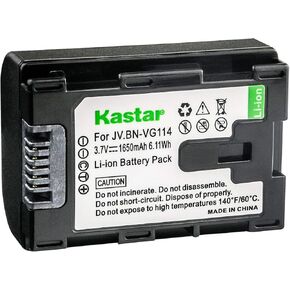 Kastar 1-Pack Battery Replacement for JVC GZ-MS230BU GZ-MS230BUC GZ-MS230BUS GZ-MS230RU GZ-MS230RUC GZ-MS230RUS GZ-MS230U GZ-MS237-S GZ-MS240 GZ-MS240AUS GZ-MS250 GZ-MS250BEK GZ-MS250BEU