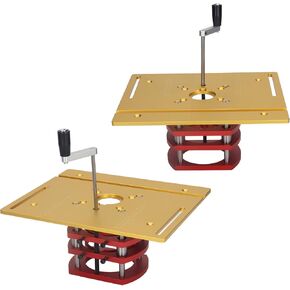 Manual Lifting Router, Router Kit Manual Lifting, Manual Height Adjustment for Trimming Machines with Motor Diameter 64-66mm, Aluminum Alloy and Stainless Steel Construction