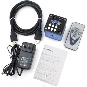 Microscope Accessories kit Slide Preparation camer 13MP 60FPS Industrial Digital Video Microscope Camera Monocular 130X Zoom C-Mount Lens Microscope Accessories