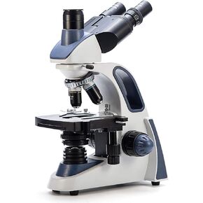 Compound Stereoscopic Microscope Microscope for School Lab 40X-2500X Magnification Mechanical Stage Ultra-Precise Focusing with Wide Field 10X and 25X Eyepieces