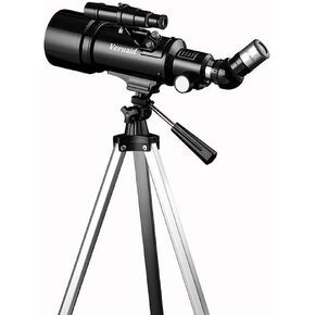 Refractor Telescope with Tripod ; Finder Scope Portable Telescope for Kids ; Astronomy Beginners Travel Scope 168 Times