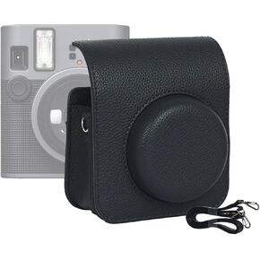Carrying Case for Fujifilm Instax Mini 41 Instant Camera Cover Accessories, Leather Bag with Removable Shoulder Strap