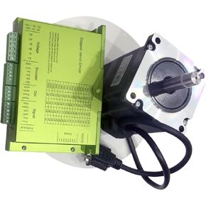 86mm Nema34 Closed Loop Stepper Motor 4.5N.M~12N.M with Stepper Driver Servo Driver Encoder Cable Stepper Motor DriverKIT(T86 86AM120ED KIT)