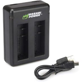 Wasabi Power Dual USB Battery Charger for YI 4K Action Camera