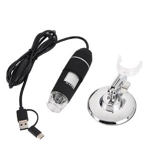 Microscope Accessories kit Slide Preparation camer 3 in 1 Type-C USB Interface HD Digital Microscope Magnification 1000X Microscope Accessories