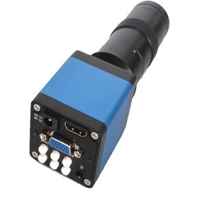 Microscope Accessories kit Slide Preparation camer 8X-130X C-Mount Lens Magnification Zoom 20MP Microscope Camera Microscope Accessories