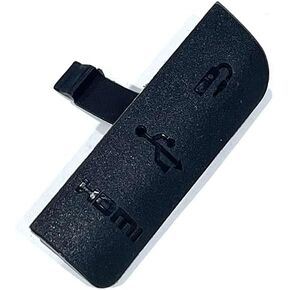 مناسبة لـ USB/HDMI DC داخل/فيديو خارج باب المطاط السفلي غطاء مناسبة لـ Canon EOS 1100D مناسبة لـ Rebel T3 KISS X50 Digital Camera Repair (2 PCS)