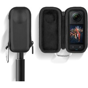 khanka Case for Insta360 X4 X5 Camera, Water-Resistant Hard Shell Compatible with Insta 360 Camera X4 X5, Bottom Access Design,Case Only