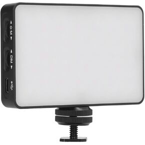 RGB LED Video Lights, Full Color Portable Photography Lighting 3000mAh Rechargeable 2500K-9000K Dimmable, HSI Hue Brightness, Scene Modes, Ideal for Different Filming Scenes