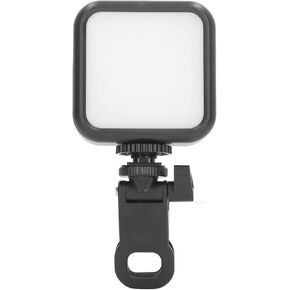 LED Photography Fill Light, Rechargeable 3 Light Mode High Light Soft Fill Light with Clip, Lightweight Easy to Carry for Photography Vlogging