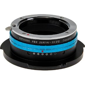Fotodiox Pro Lens Mount Adapter, Sony Alpha Lens to Sony FZ Mount Camera Adapter - fits Sony PMW-F3, F5, F55 Digital Cinema Camcorders and has Built-in Lens Aperture Control for Sony A-Mount Lenses