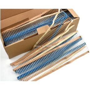 50PCS/LOT 1/2W Metal Film Resistor +/- 1% 100 ohm Resistors 0.5W 100R Ohm Watt Color Ring Resistance Carbon Film