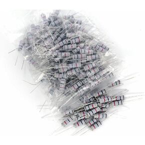 50PCS/Lot 2W 4.7ohm 5% Resistor / 2W 4.7R 4R7 ohm Carbon Film Resistor +/- 5% / 2W Color Ring Resistance Electronic