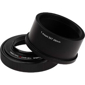 Fotodiox Lens Adapter Astro Edition - Compatible with 48mm (x0.75) T-Mount Wide Field Telescopes to Micro Four Thirds (MFT) Mount Mirrorless Cameras for Deep Space Astro-Photography