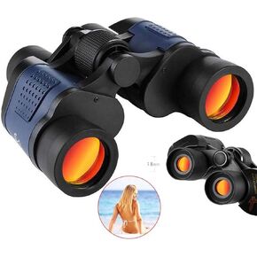 Monoculars Telescope High Power 60x60 Binoculars, High Power Waterproof Goggles, with Coordinated Red Membrane Telescope, Multi-Layer Coated Lens for Outdoor, Birdwa Binoculars