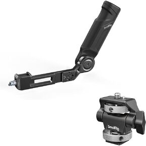 SmallRig Plastic Lightweight Adjustable Handle Sling Handgrip Only for DJI RS 3 Mini Gimbal + Field Monitor Mount Monitor Holder Swivel