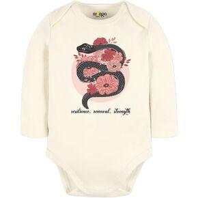 Resilience Snake Baby Bodysuit, Kids & Toddler T-Shirt – New Year Outfit for Baby Cute Snake Tee