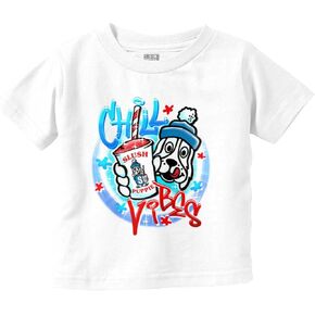 Airbrushed Slush Puppie Chill Vibes Toddler Boy Girl T Shirt