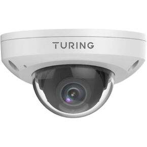 Turing TP-MFM4M28 Smart Series Twilightvision 4MP IR Mini Dome IP Camera ، عدسة 2.8 مم ، أبيض ؛ دعم بطاقة MicroSD 256 G ؛ f/1.6 الفتحة القصوى ؛ 98.43 قدم الرؤية الليلية